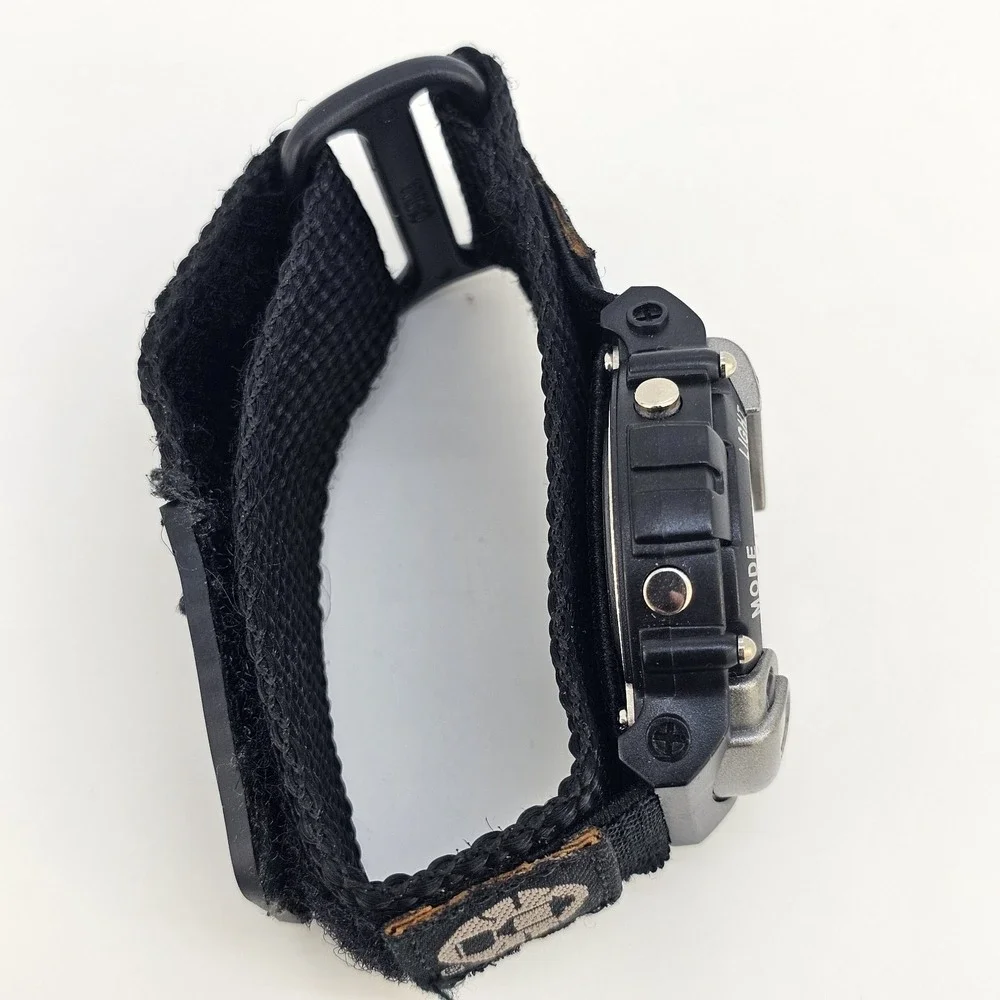 Coleman Digital Sports Watch Men's‎ 44MM Black Nylon Strap New Battery